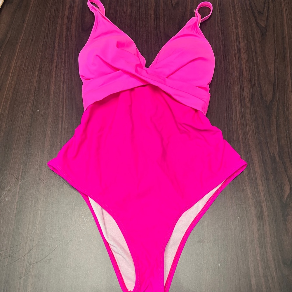 Vibrant Pink One-Piece Swimsuit